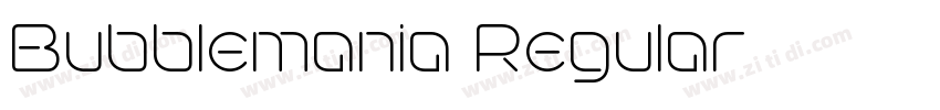 Bubblemania Regular字体转换